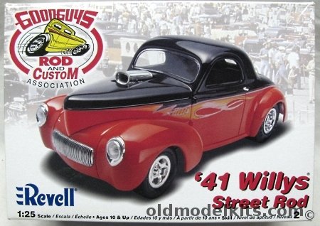 Revell 1/25 1941 Willys Gasser Good Guys, 85-2023 plastic model kit